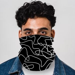 Custom Print Bandana for Human With Text, Image and Art Works