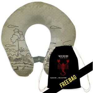 Buy ONE Travel Pillow get ONE Drawstring Bag FREE