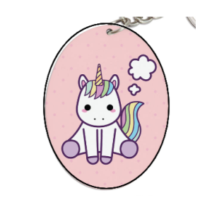 Your Designed Oval Keychain