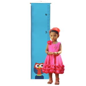 Child Height Chart Custom Printed with Satin Polyester fabric 
