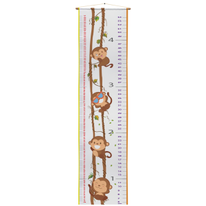 Kids Height Measuring Growth Chart Printed With Your Own Design
