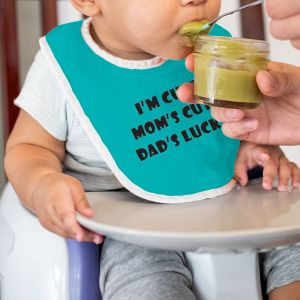 Custom baby bibs & burp cloths with baby's name, image