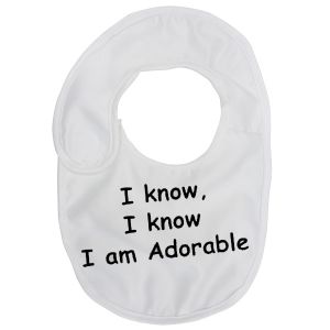 Custom Printed Soft Fabric Babies Bib and Multi Washable