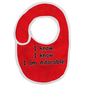 Customised Bib For Babies in 2 SIZES 19*16 & 24*20 CM