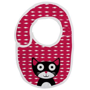 Custom Printed Bib for Babies, Machine Washable and Fabric Printed