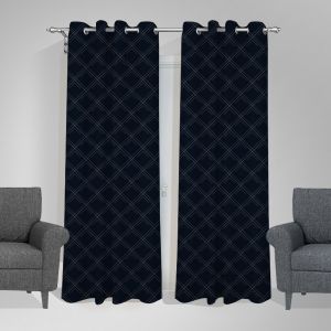 124cm (width) x 213cm (height)  Set of 2 Door Curtain Customised with Texts, Images and Artworks