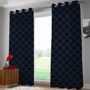 124cm (width) x 213cm (height)  Set of 2 Door Curtain Customised with Texts, Images and Artworks