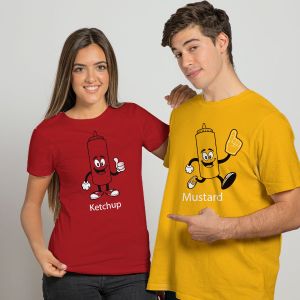 Unique Couple T-Shirt Designs|Custom Printed