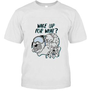 Polyester and Cotton A4 Print Round Neck T-shirt for Men