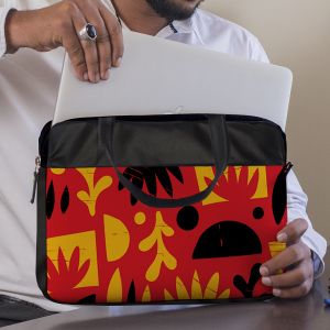 Laptop bag back side