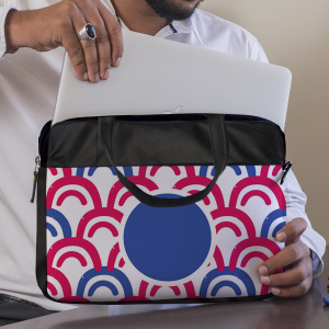 Laptop bag back side