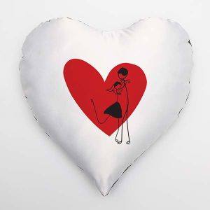 Heart Cushion Cover