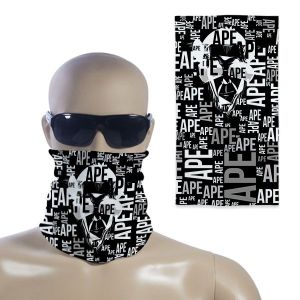 Custom Printed Bandana Breathable and Flexible Microfiber Material and Stretchable 