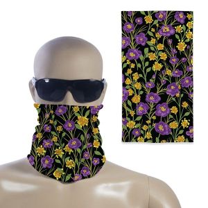 Flowers Printed Designed Digital Printed Customised Human Bandana 
