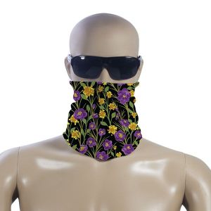 Flowers Printed Designed Digital Printed Customised Human Bandana 