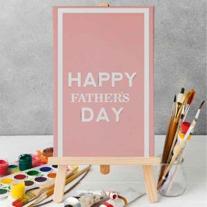 Image, Text Digital Printed Canvas For Fathers Day Gifts