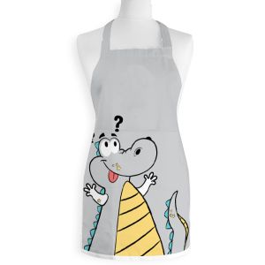 Customised Kids Apron Ties at back , Machine Wash and Delux satin polyester fabric