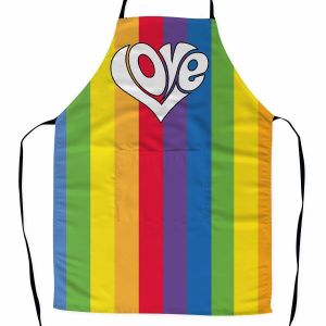 Unisex Apron-Delux Satin Polyester Fabric