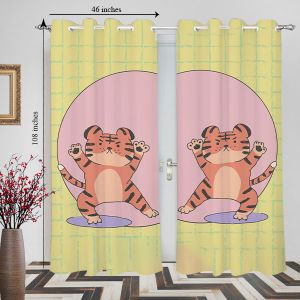 Door Curtain Designs Set of 2 in 124*213 inches