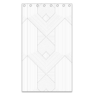 Personalised Fabric Material Luxurious Door Curtain Set of 2 Printed with Custom Design