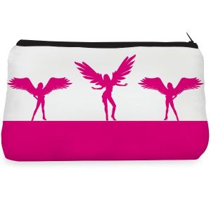 Pink wing mystical Make up pouch