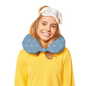 Multi wash Printed, Press Lock Button, Soft Fabric Travel Pillow