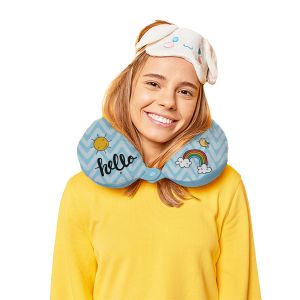 Custom Neck Pillow, Personalized Travel Pillow, Girls Trip Gifts, Gifts for Traveler