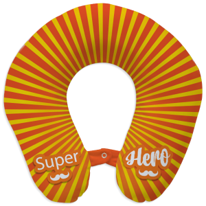 Image, Text, Art work Digital Printed Personalised Travel Pillow For Fathers Gift from Daughter