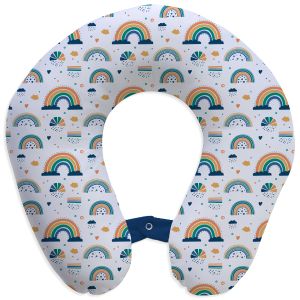 Custom Printed Neck Pillow, Travel Pillow For Travellers, Men, Women & Kids