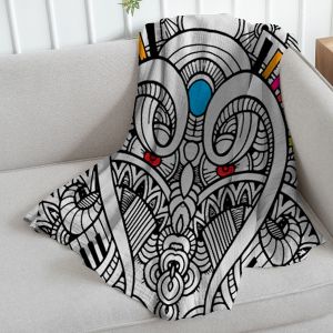 Customizable Photo Blanket made from 2 Layers of Soft Fleece Blanket