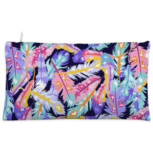Compact & Personalised Satin Mat Fabric Cosmetic Pouch