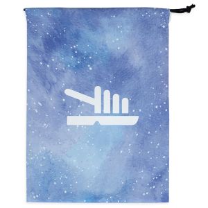 Carry Shoes in Digitally Printed Water Repellent Polyester Fabric Shoe Sack