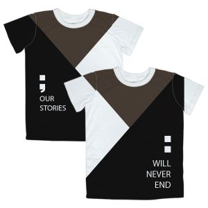 Half Sleeve Pollyster Customised Couple T-shirt 