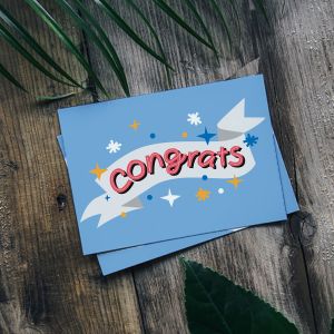 Congrats Post Card