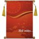 Personalised Holi Gift Soft Fabric Printed Washable Scroll
