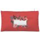 Red floral and bird Cosmetic Pouch