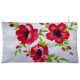 White red  floral Cosmetic Pouch