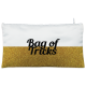 Golden glitter Bag of Tricks Cosmetic Pouch