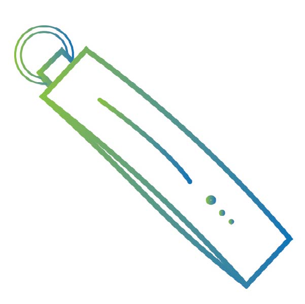 Fabric Loop Keychain